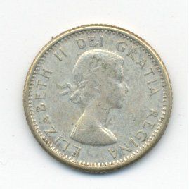 Tutti le monete: Kanada Canada 10 Cents 1960 – Usato da Au SG venduto da Zogu 1