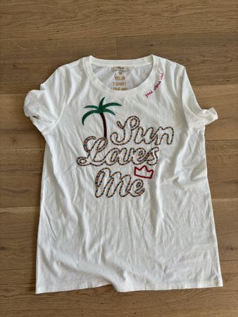 T shirt été brodé taille XS ME369