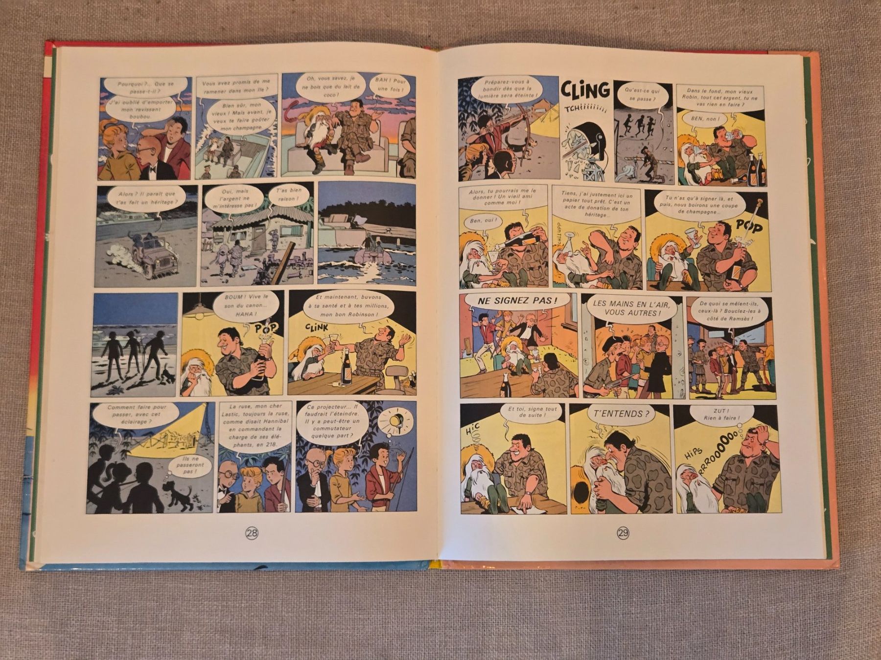 Comics: Les 4 As et l'île du Robinson – Gebraucht aus Crémines von Blakedrake 4
