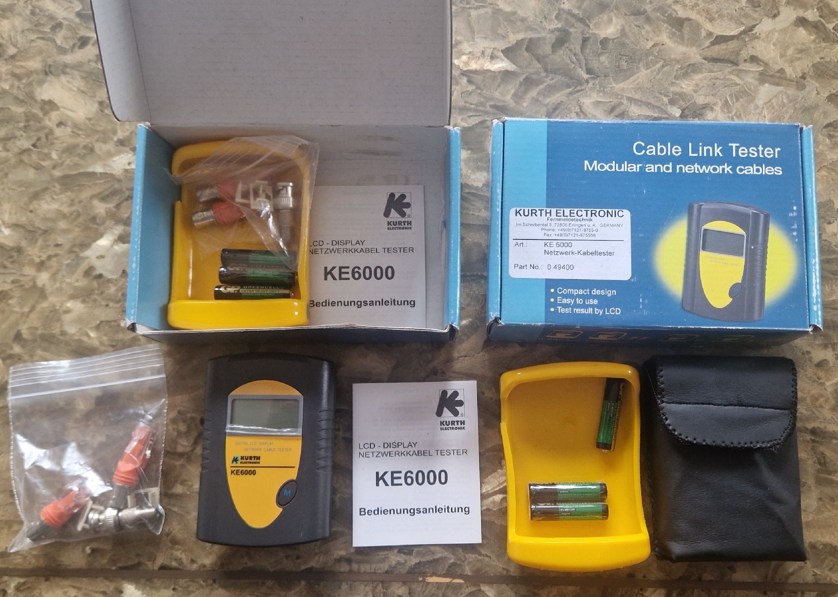 Misurare: Kurth Cable Link Tester KE6000 – Nuovo (secondo la descrizione) da Zürich venduto da marco_kessler 1