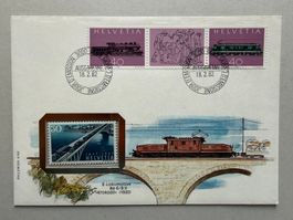 100 Jahre Gotthardbahn E-Lokomotive Be 6/8 II Krokodil 1982