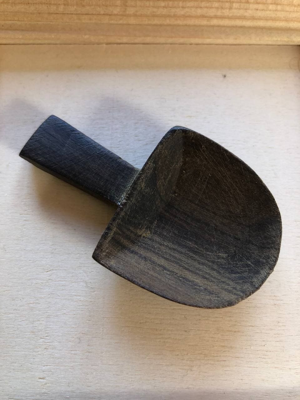 Löffel: Zucker-/Salzlöffel ca.6 cm, Holz – Gebraucht aus Malix von jul_7nhn