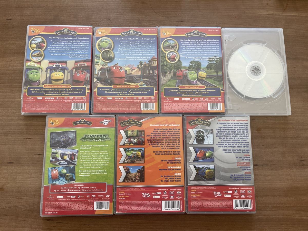 Tutti i DVDs: DVD Chuggington 7er-Set – Usato da Grüningen venduto da Thommyr 1