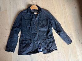 Original Barbour Wachsjacke dunkelblau