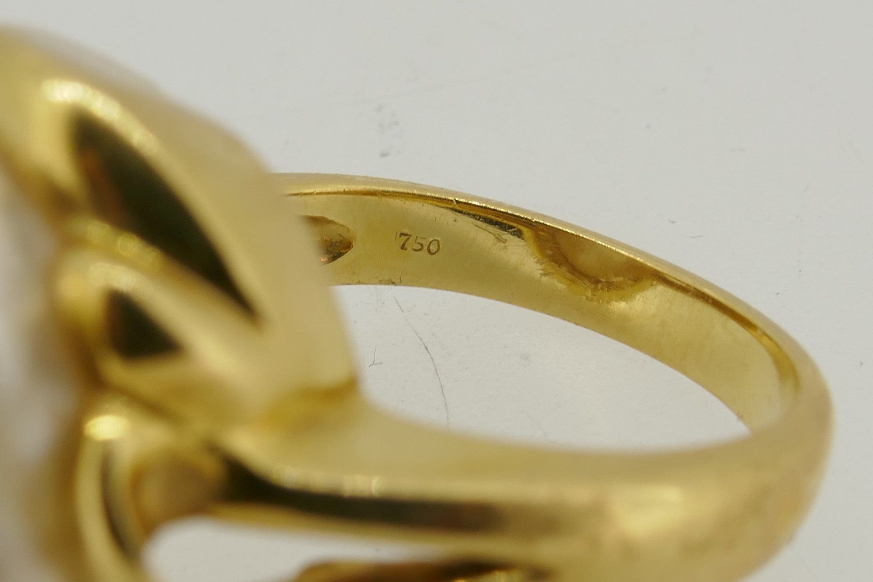 Ringe: Schöner Brillantring 18 kt mit großer Perle – Gebraucht aus Schaffhausen von swisswatches-andmore 4