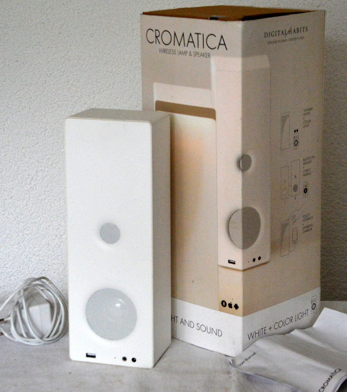 Haut-parleurs: Digital Habits Cromatica Lamp and Wireless Bluetooth Speaker – D'occasion à Collonges par arashee 5