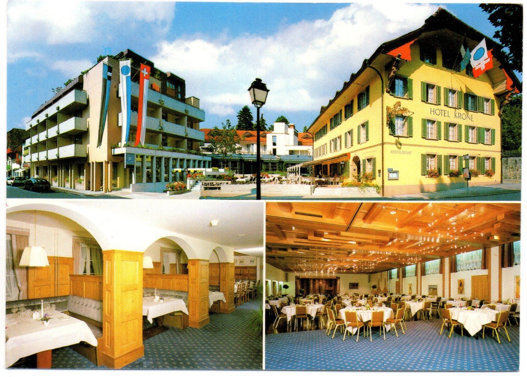 Ansichtskarten: LENZBURG Werbung Hotel Krone – Neu (gemäss Beschreibung) aus Jona von philajona