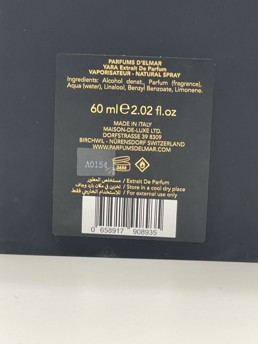Profumi & Eau de Toilette: Parfums d'Elmar - Yara 60ml – Usato da Frenkendorf venduto da Sakima1 2
