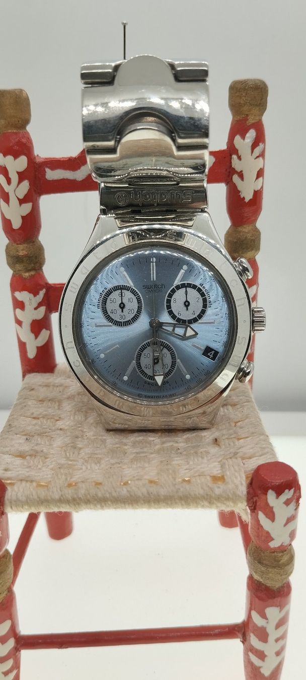 Swatch Orologi: montre chronographe swatch – Usato da La Chaux-de-Fonds venduto da jac_9llg 1