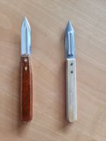 2 Stück Sparschäler, Gemüseschäler Holzgriff