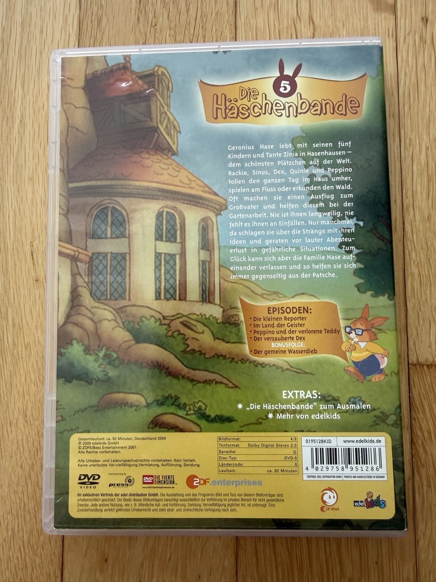 Tutti i DVDs: Die Häschenbande 5 DVD – Usato da Zürich venduto da audrey_dri 1