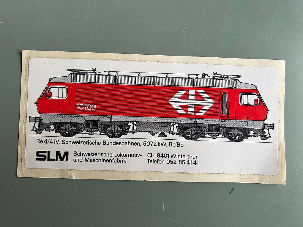 Modellini di ferrovie: SBB Juniorclub Eisenbahn-Abziehkleber  – Usato da Brugg AG venduto da FlowerStreet 2