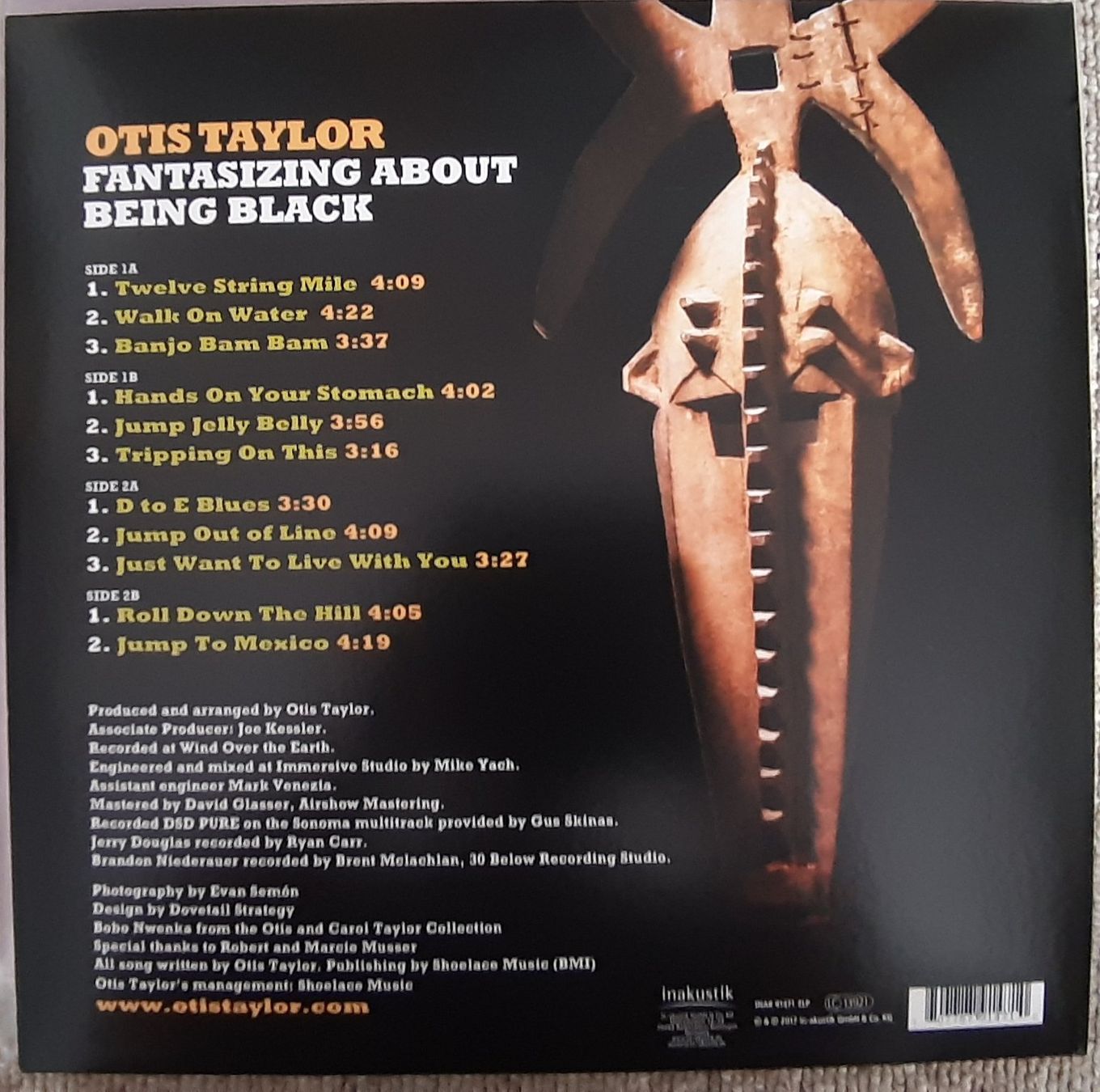 Dischi in vinile: Otis Taylor - Fantasizing About Being Black LP – Usato da Mühlethurnen venduto da Landhockeyelvis 1