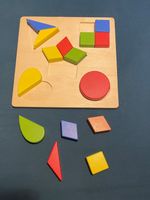 Holz-Puzzle für Kleinkinder, Formen lernen, Top Zustand!