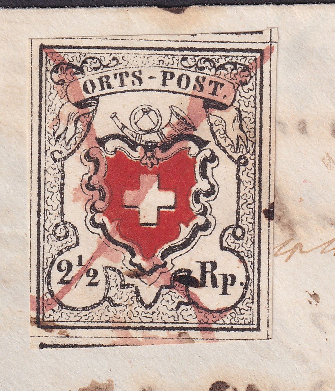 Tutti i francobolli: 13I ORTS-POST Frühverwendung von BERN – Usato da Ebikon venduto da SilvioFreund 1
