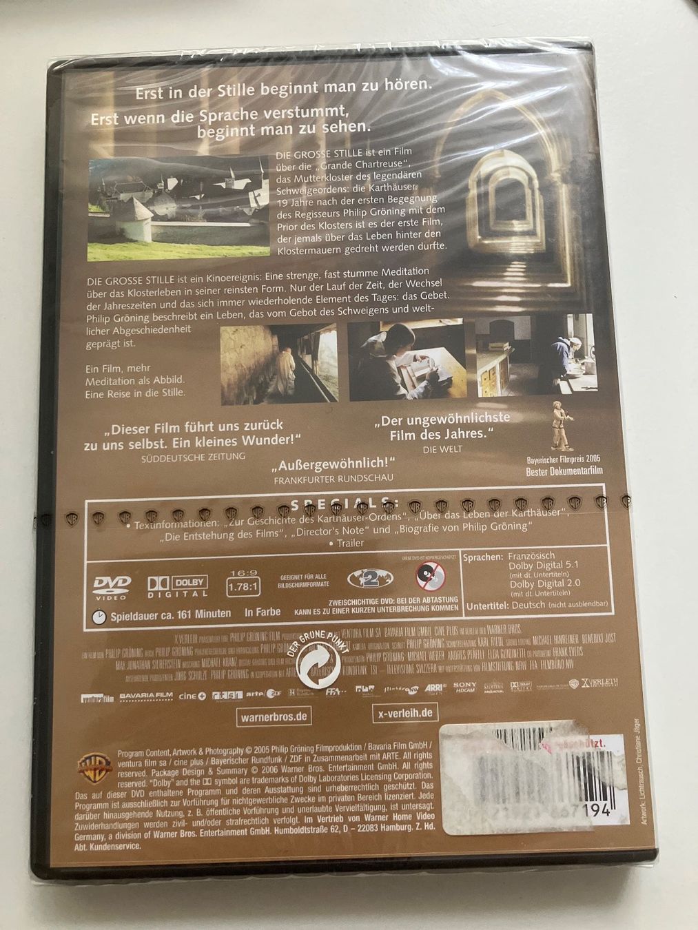 Alle DVDs: Die große Stille - Dvd - Neuware – Neu und originalverpackt aus Arbon von JoJoAs 1