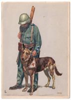 Bundesfeier 1937, Soldat mit Rettungshund, gelaufen 1937