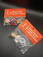 2x Vintage ERMEY Biegepuppen OVP West Germany Nr. 13/0102