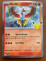 Pokemon Ho-Oh Holo 30 Jahre (Versand gratis)