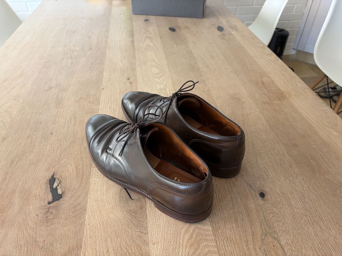 Alden Chaussures hommes: Alden Shell Cordovan Herren Schnürschuh Gr 12.5 – D'occasion à Wohlen AG par zrhdus 2