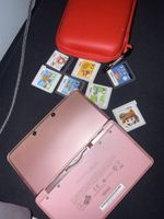Nintendo 3DS in Rosa mit Spielen und Tasche! Top!