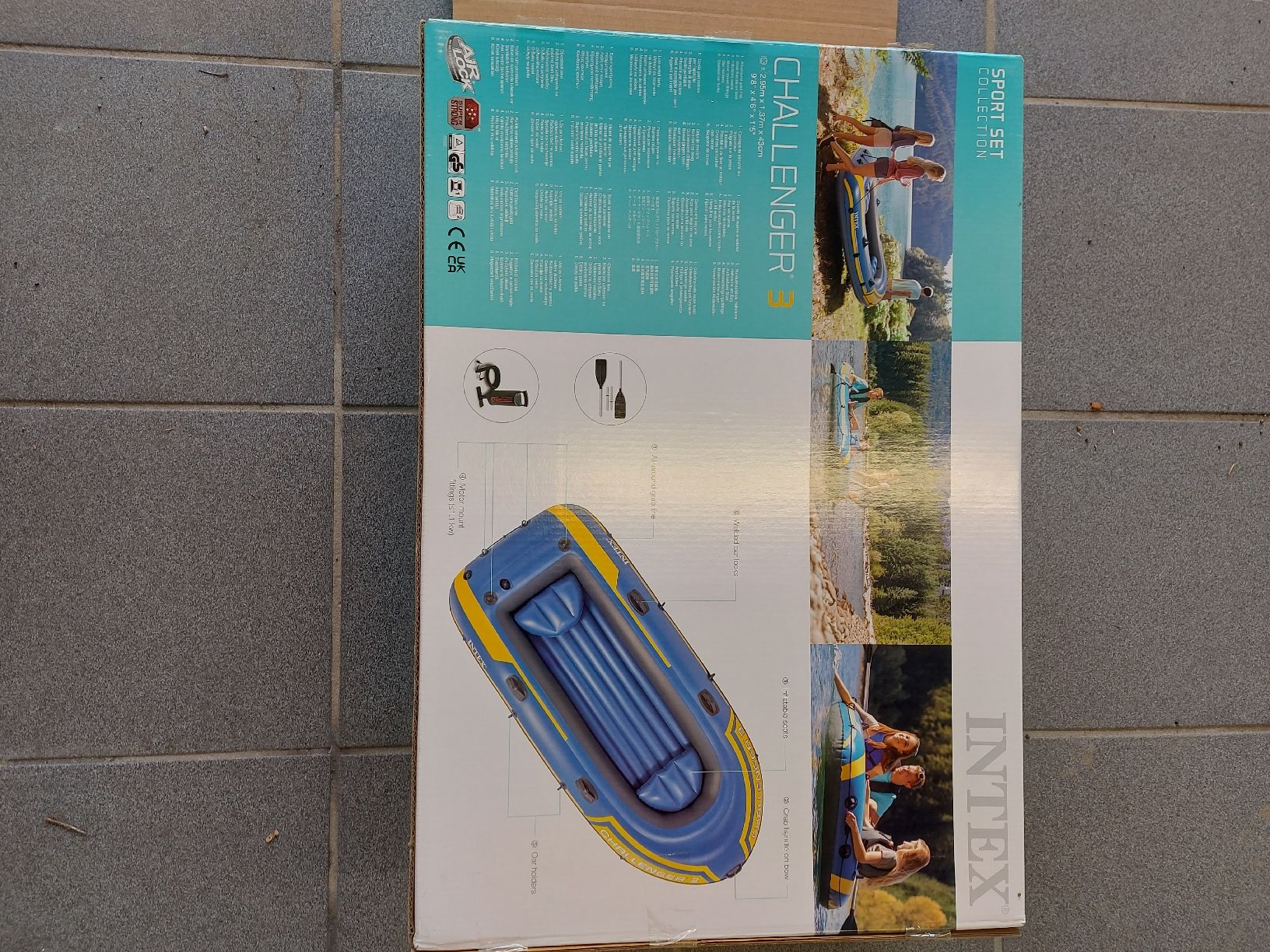 Barche: Intex Challenger 3 Boat Set - Ready for Adventure! – Nuovo (secondo la descrizione) da Zürich venduto da ari_wrn8 2