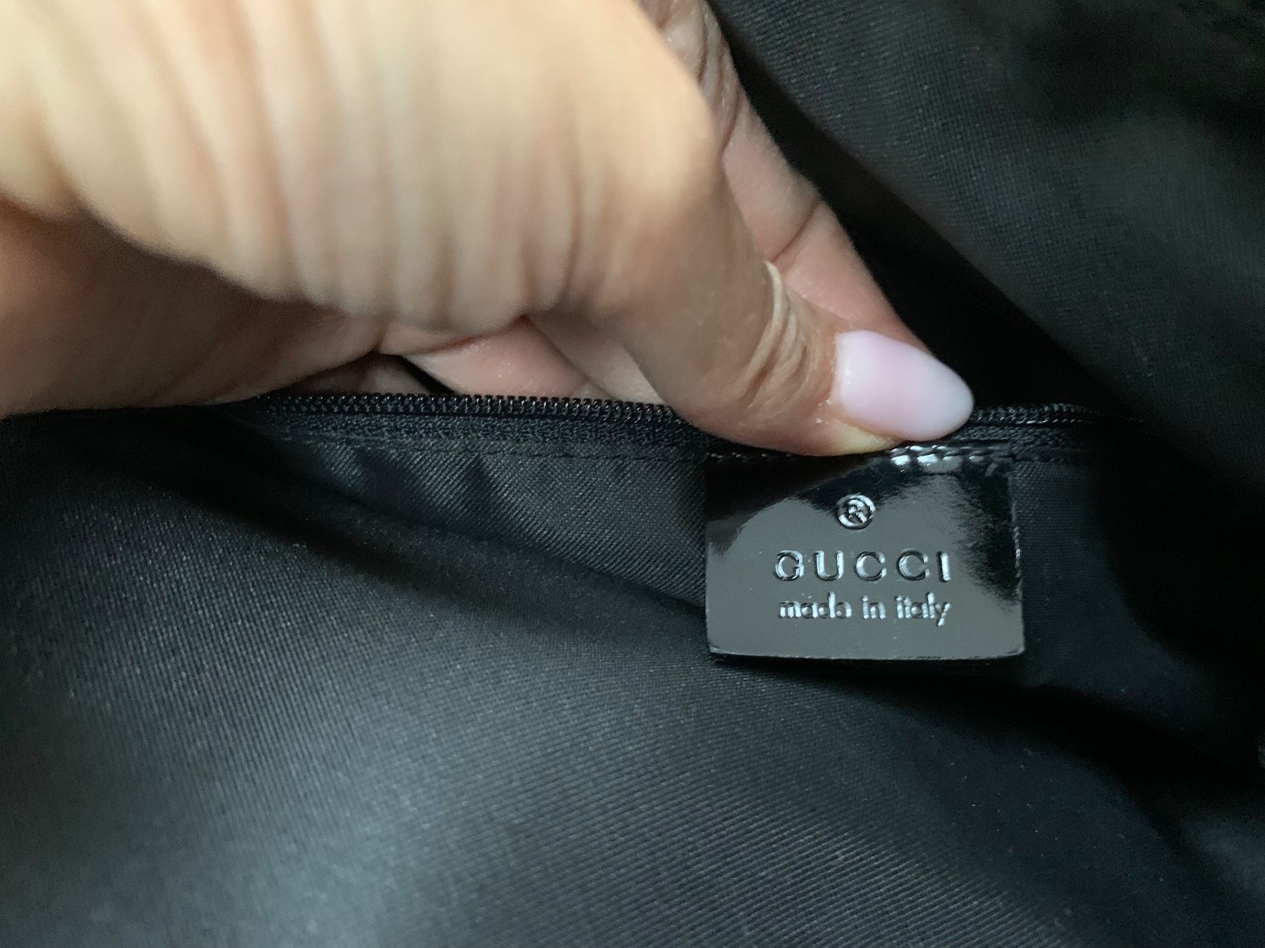 Gucci Borse da donna: Borsa Gucci nera tela e vernice – Usato da Gorduno venduto da nic_8jd2 8