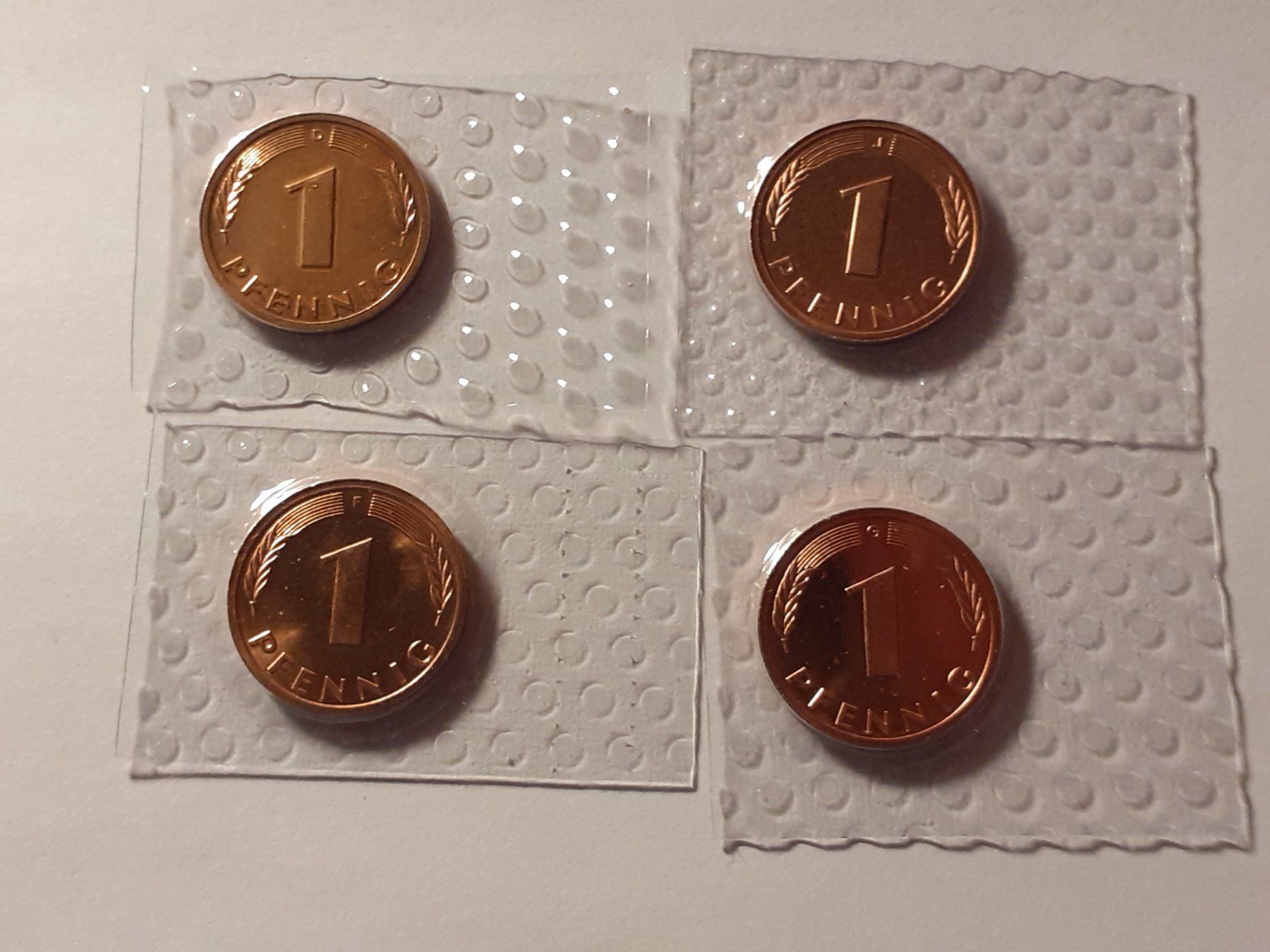 Tutti le monete: 4x 1 Pfennig 1983 Stgl – Nuovo (secondo la descrizione) da Pravidondaz venduto da LVtik