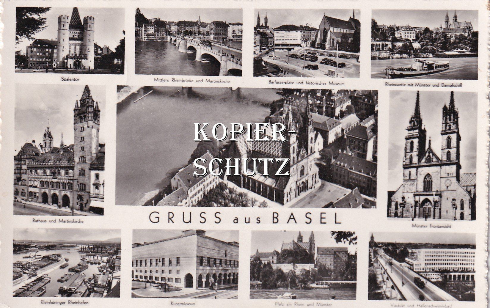 Cartoline postali: Gruss aus Basel /bc – Usato da Hombrechtikon venduto da Rudolf07