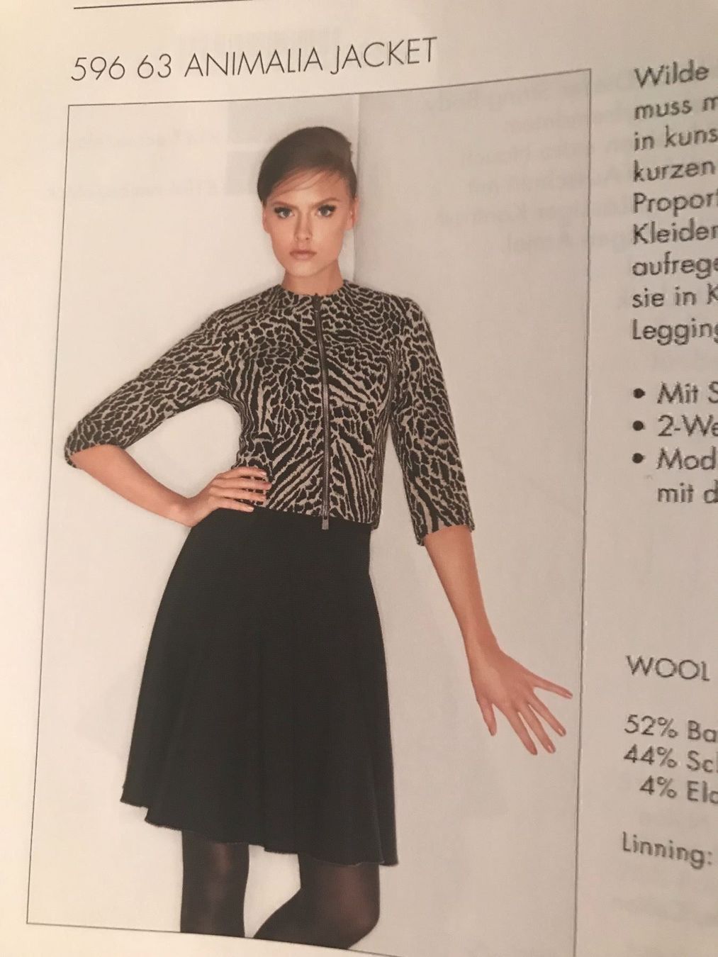 Giacche: Wolford ANIMALIA JACKET NEU – Nuovo (secondo la descrizione) da Burgdorf venduto da Vida6 2