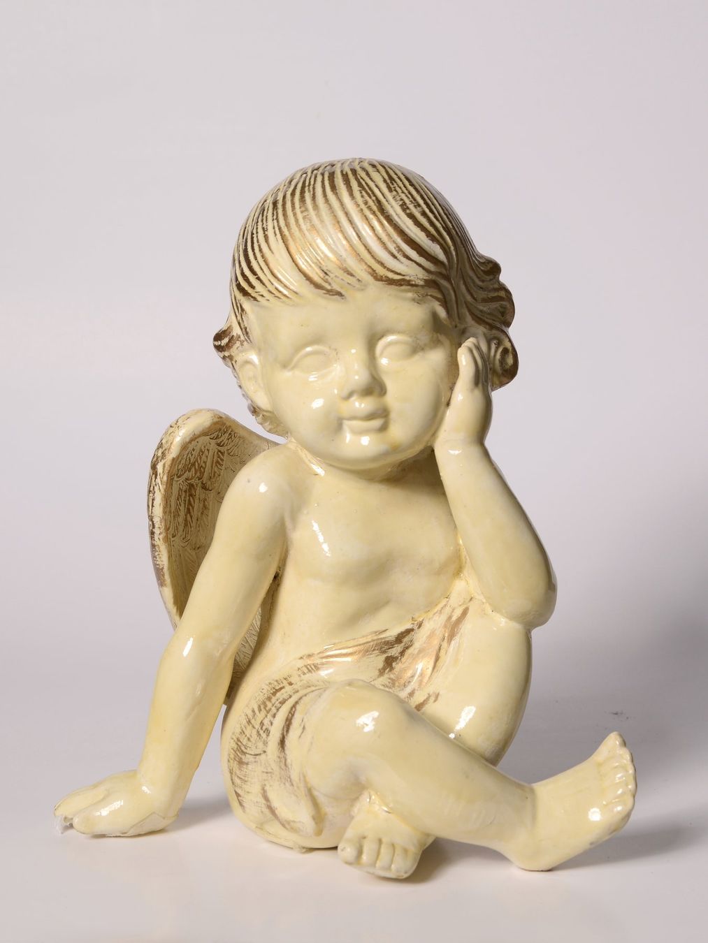 Statuette: Süsser Deko-Engel, Ton – Usato da Uznach venduto da EH249