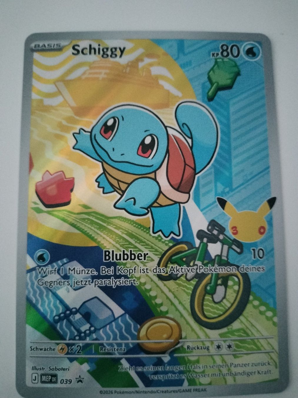 Pokémon Carte collezionabili: Pokemonkarte Schiggy MEP 039 – Nuovo (secondo la descrizione) da Balsthal venduto da hei_xn6y