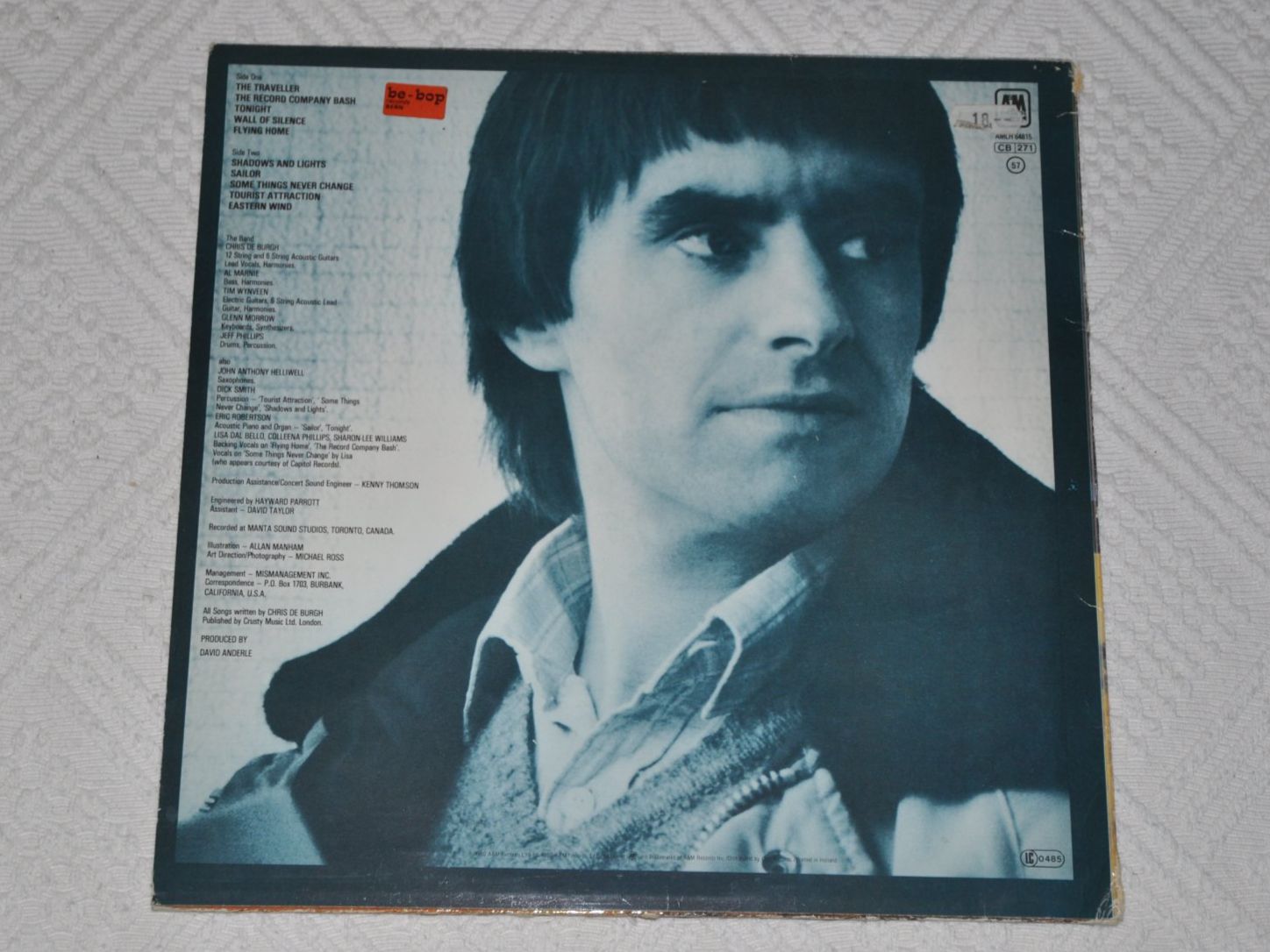 Vinyles: LP Chris de Burgh - Eastern Wind – D'occasion à Boll par Theodora15 1