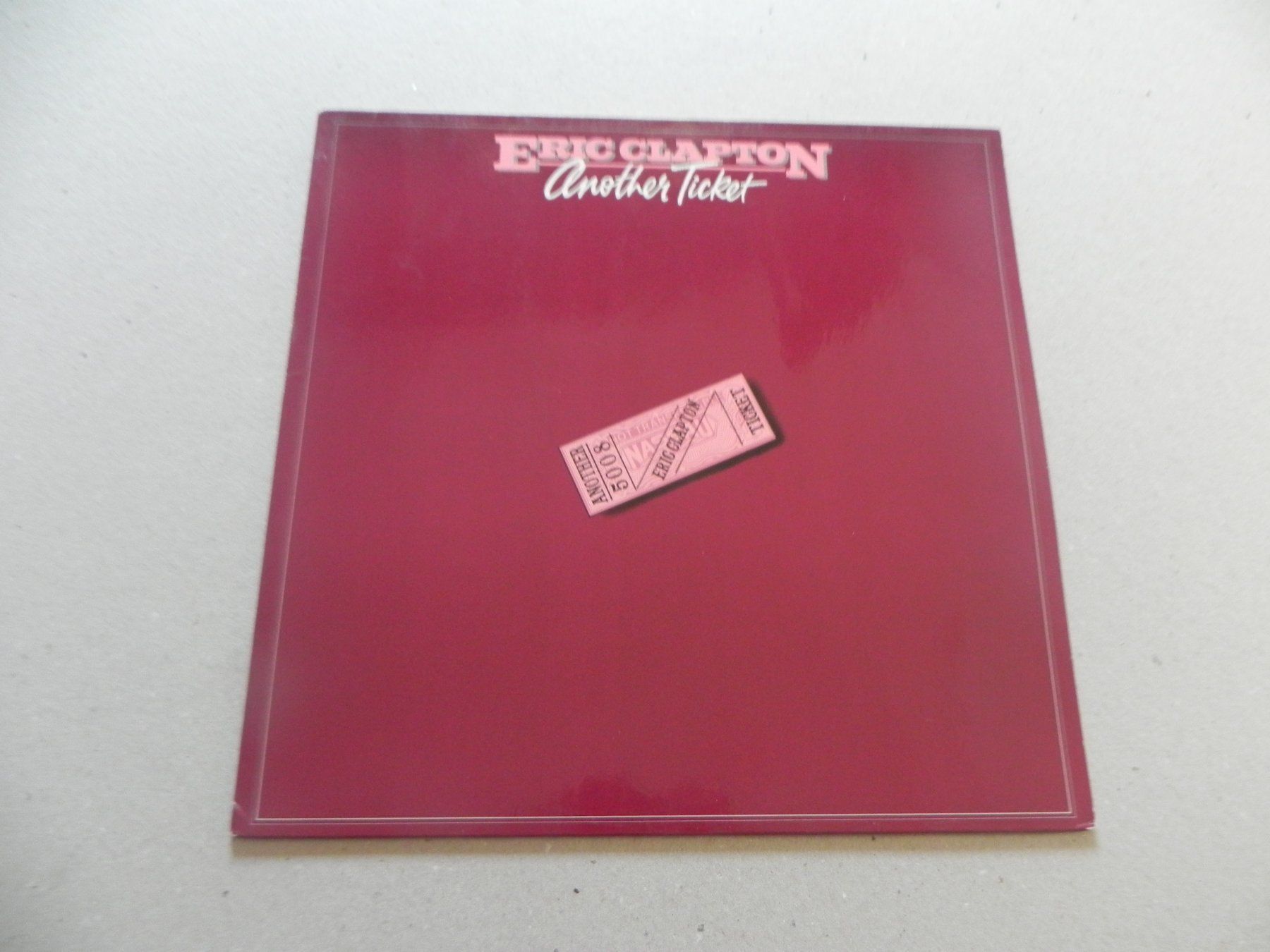 Dischi in vinile: LP brit. Blues Rock Eric Clapton 1981 Another Ticket – Usato da Siebnen venduto da krimsie