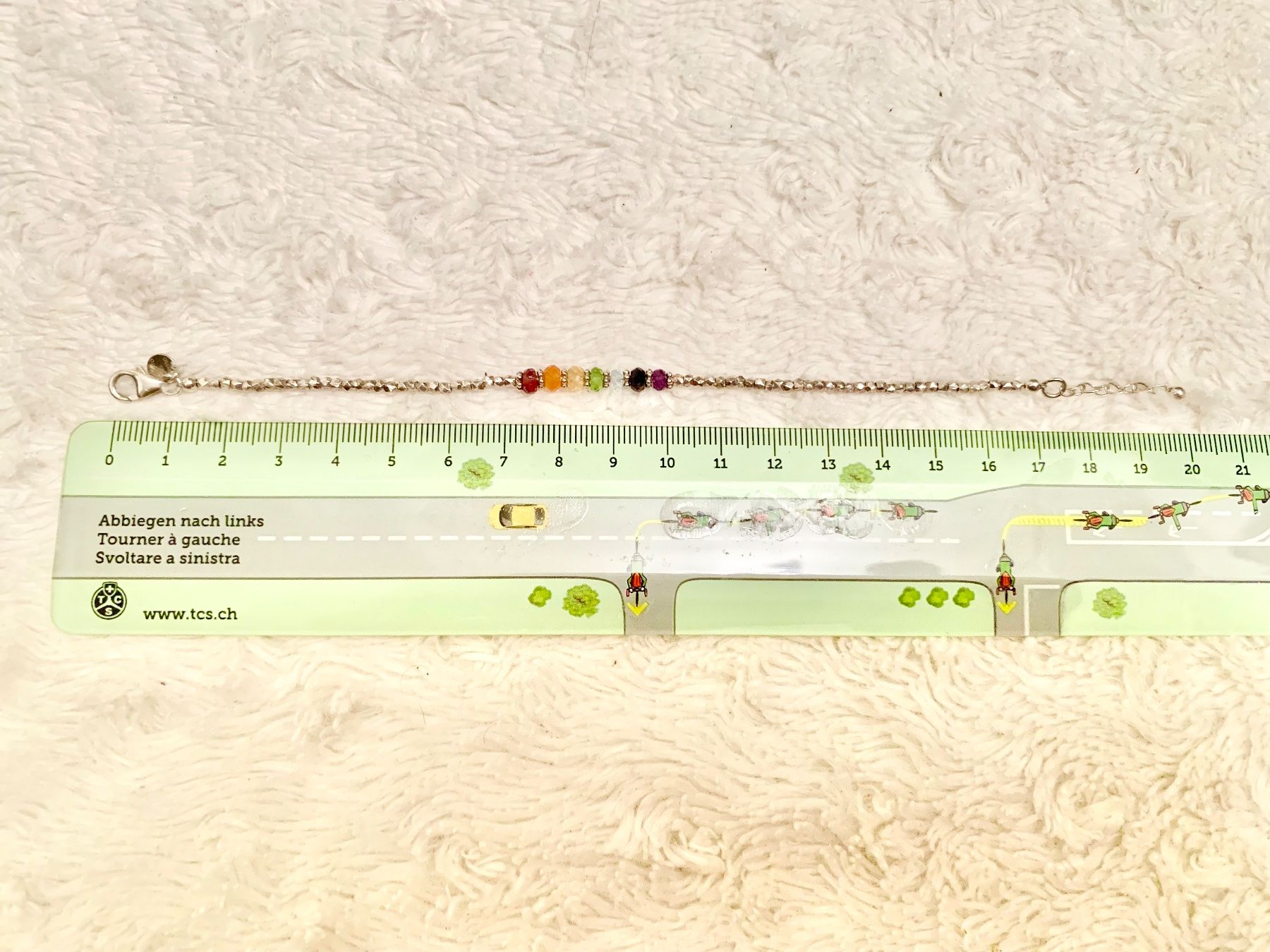 Bracciali & Braccialetti: 925 Silber 7 Chakra Armband ARGENTO FURIOSO 17-19.5 cm lang – Nuovo (secondo la descrizione) da Emmenbrücke venduto da little.treasures 8
