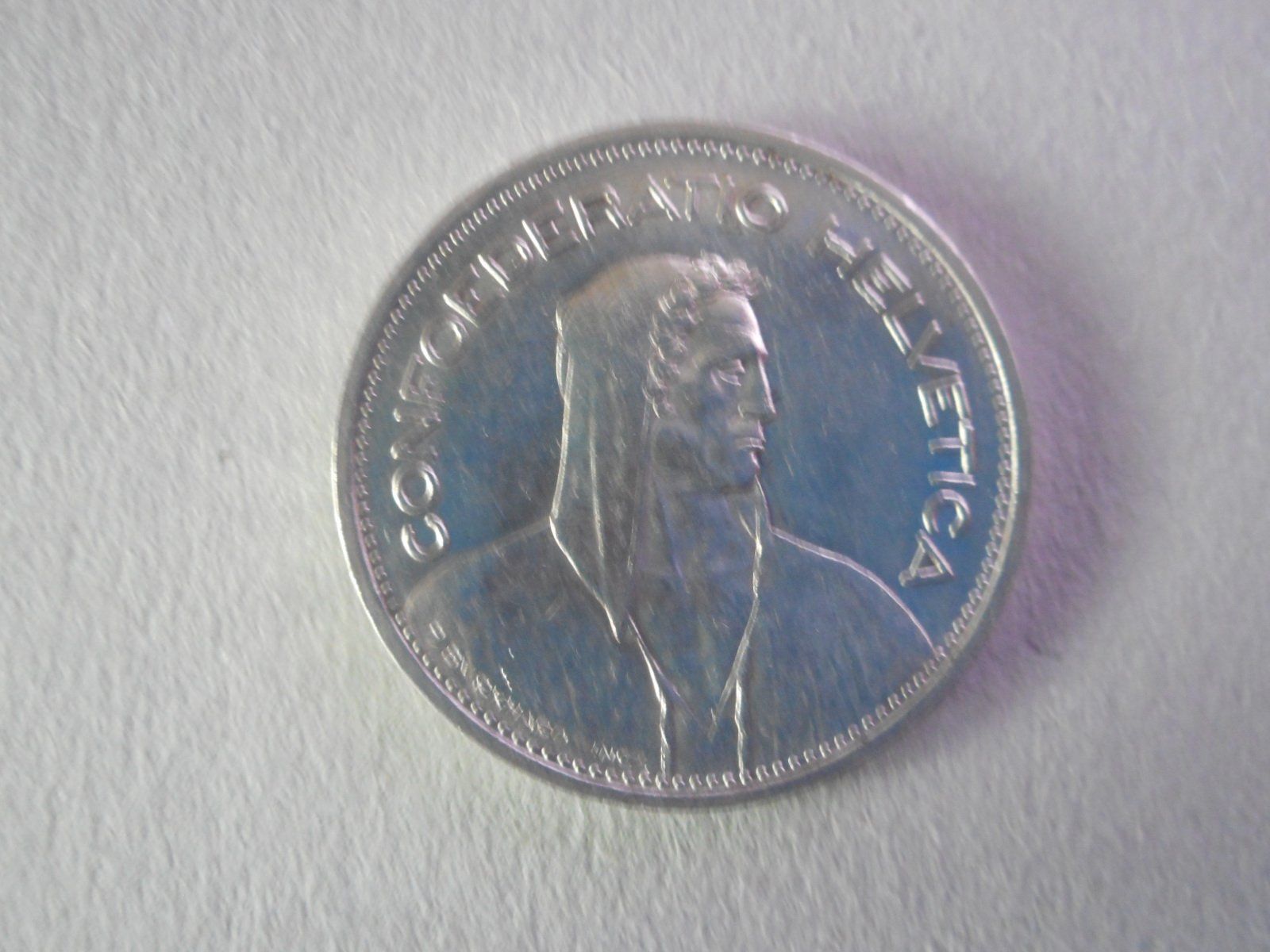 Tutti le monete: 5 Fr. 1952  silber – Usato da Kriegstetten venduto da pizlad2010 3