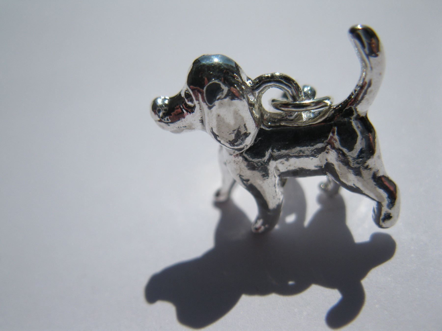 Pendentifs: 3D Charm, Anhänger Hund versilbert – Neuf avec emballage d'origine à St. Margarethen TG par LuanaKa 1