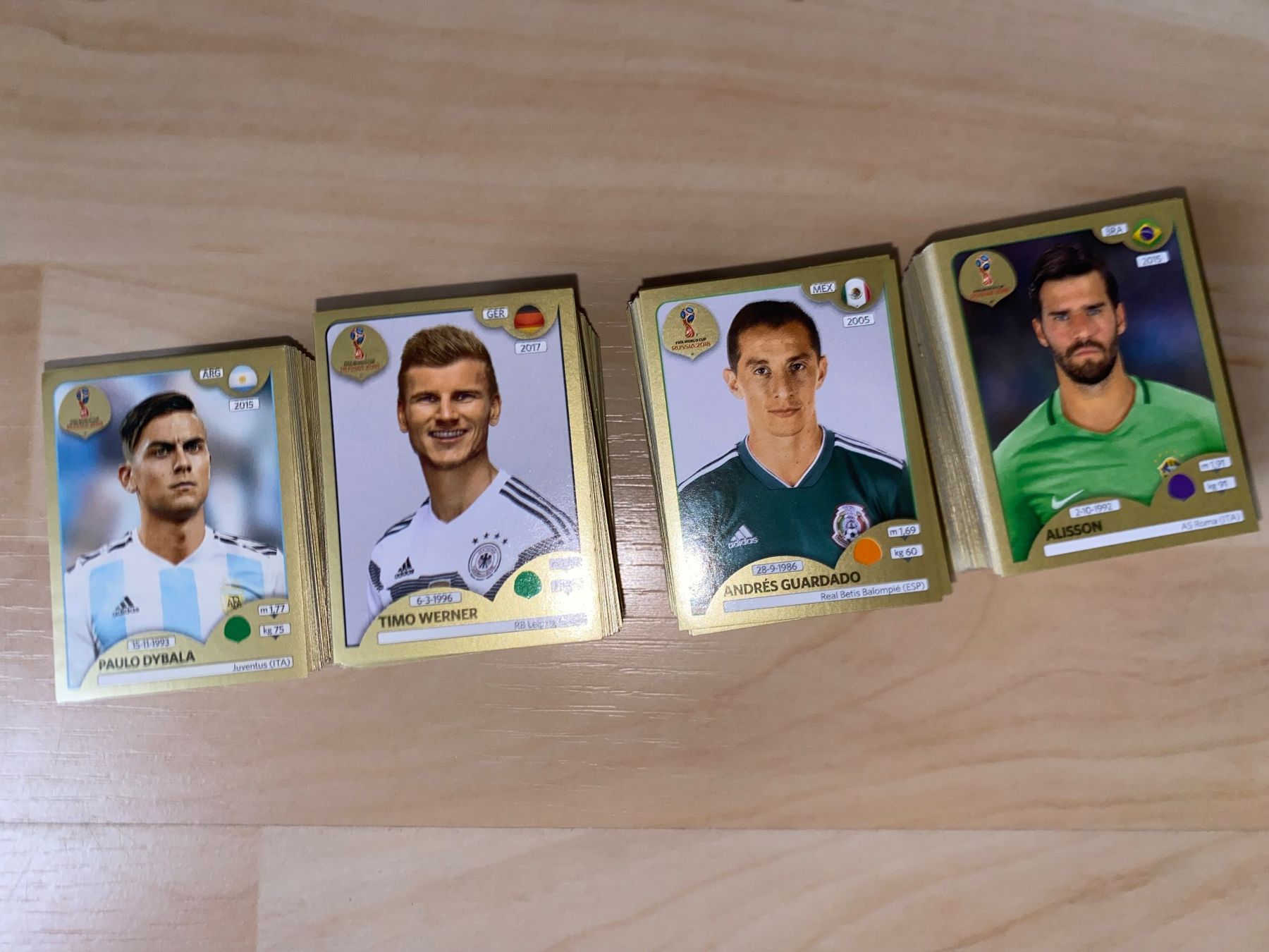 Panini Carte collezionabili: panini 700-800 Sticker WM 2018 Gold Edition – Usato da Unterlunkhofen venduto da PaniNicola 3
