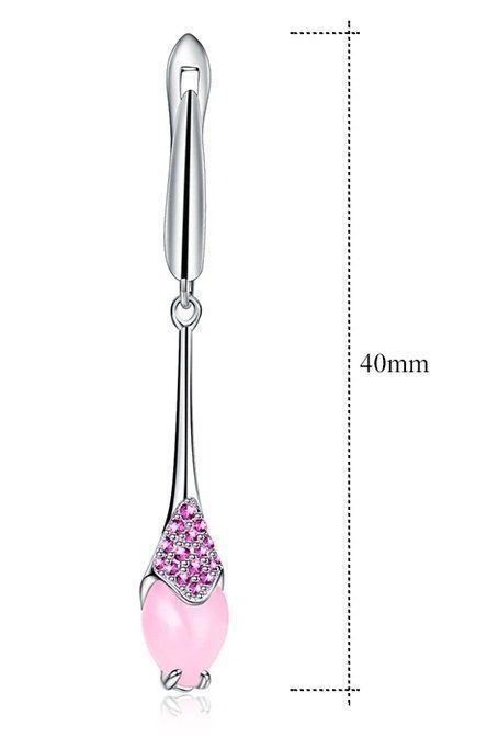 Ohrringe & -stecker: Ohrringe aus 925 Silber - Rosa Chalcedon – Neu und originalverpackt aus Biel/Bienne von Schmuck_Sale 1