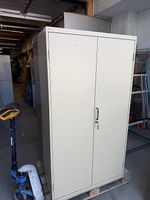massiver Metallschrank BIGLA mit Schlüssel 100x40x180cm