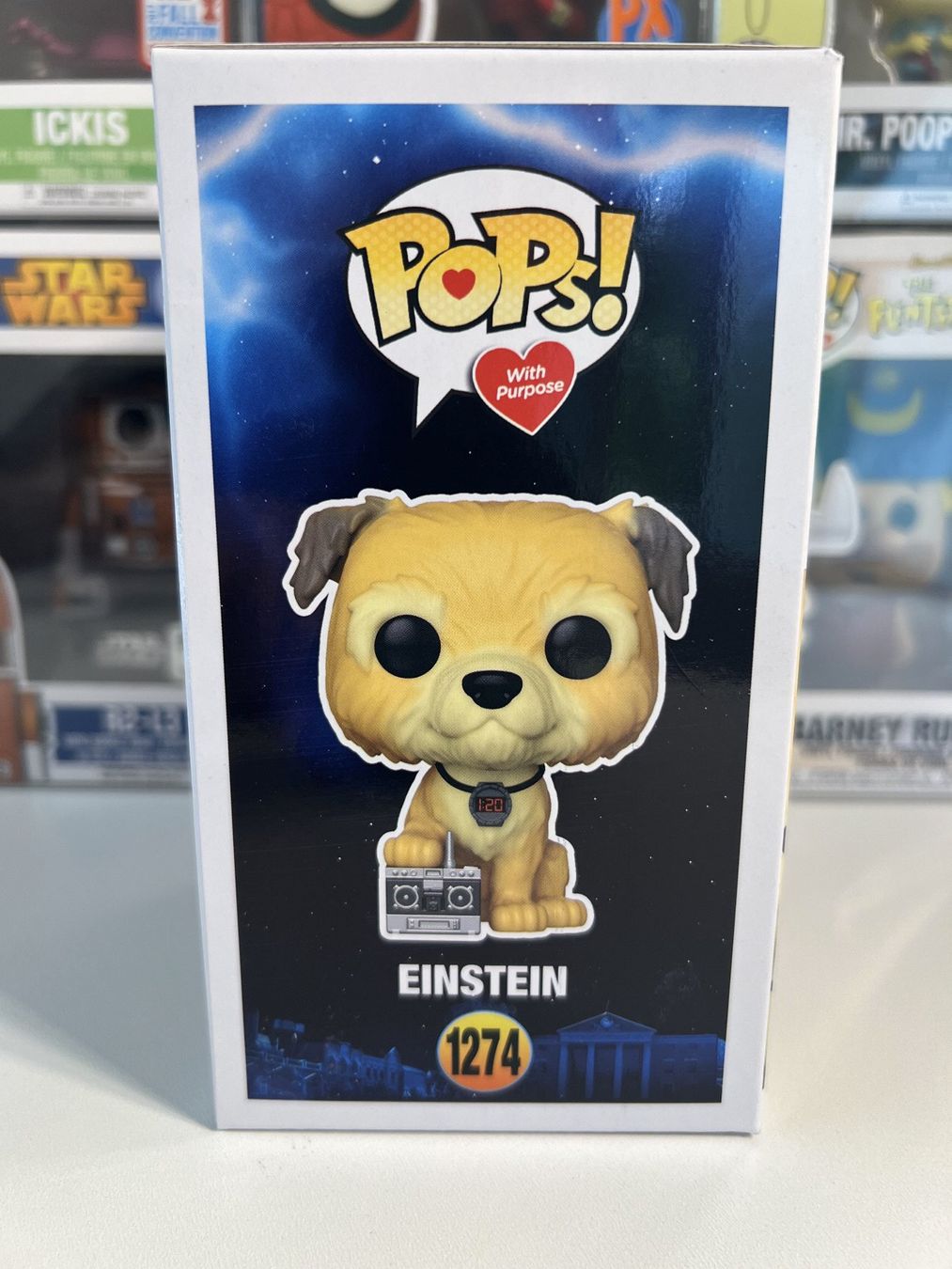 Funko Figuren: Funko POP! Retour vers le Futur Einstein with Remote Control – Neu und originalverpackt aus Le Mouret von  1