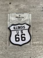 Flickli Illinois US 66 Bügelflicken Kleber Neu