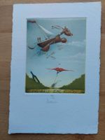 Exlibris Josef Werner - Original Farbradierung signiert