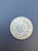2.- Franken Münze Silber Jg 1940