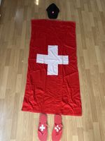 Schweiz Strand-Set, 3-teilig: Badetuch, Mütze, Flip Flops 57