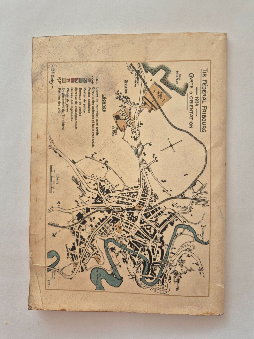 Libri: Schiesseplan Freiburg Eidg. Schuetzenfest 1934 – Usato da Langendorf venduto da zvonu161 1