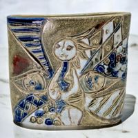 Matthieu REMMY – Poterie de Betschdorf. Vase en grès 1960s