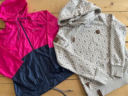 Neuwertiger Naketano Hoody / Pulli & Columbia Wind Jacke S/M
