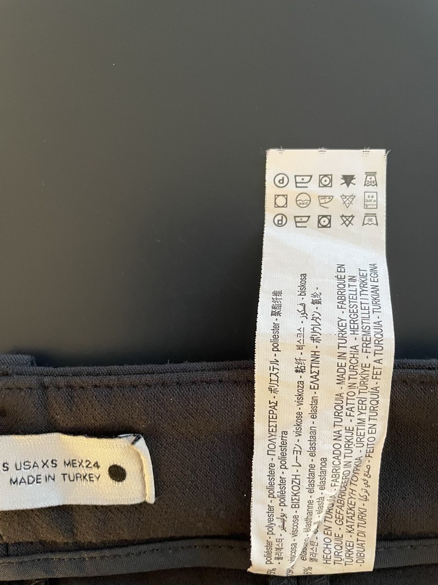 Zara Pantaloni: Zara Hose, XS, anthrazit – Usato da St. Margrethen SG venduto da Lisa0111114 3