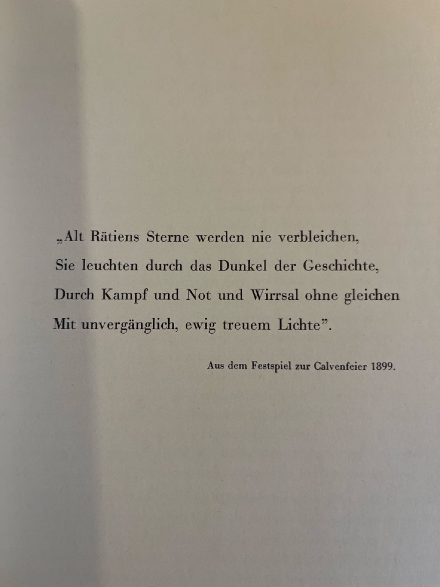 Bücher: BÜNDNERGESCHICHTE – Gebraucht aus Felsberg von Memef 2